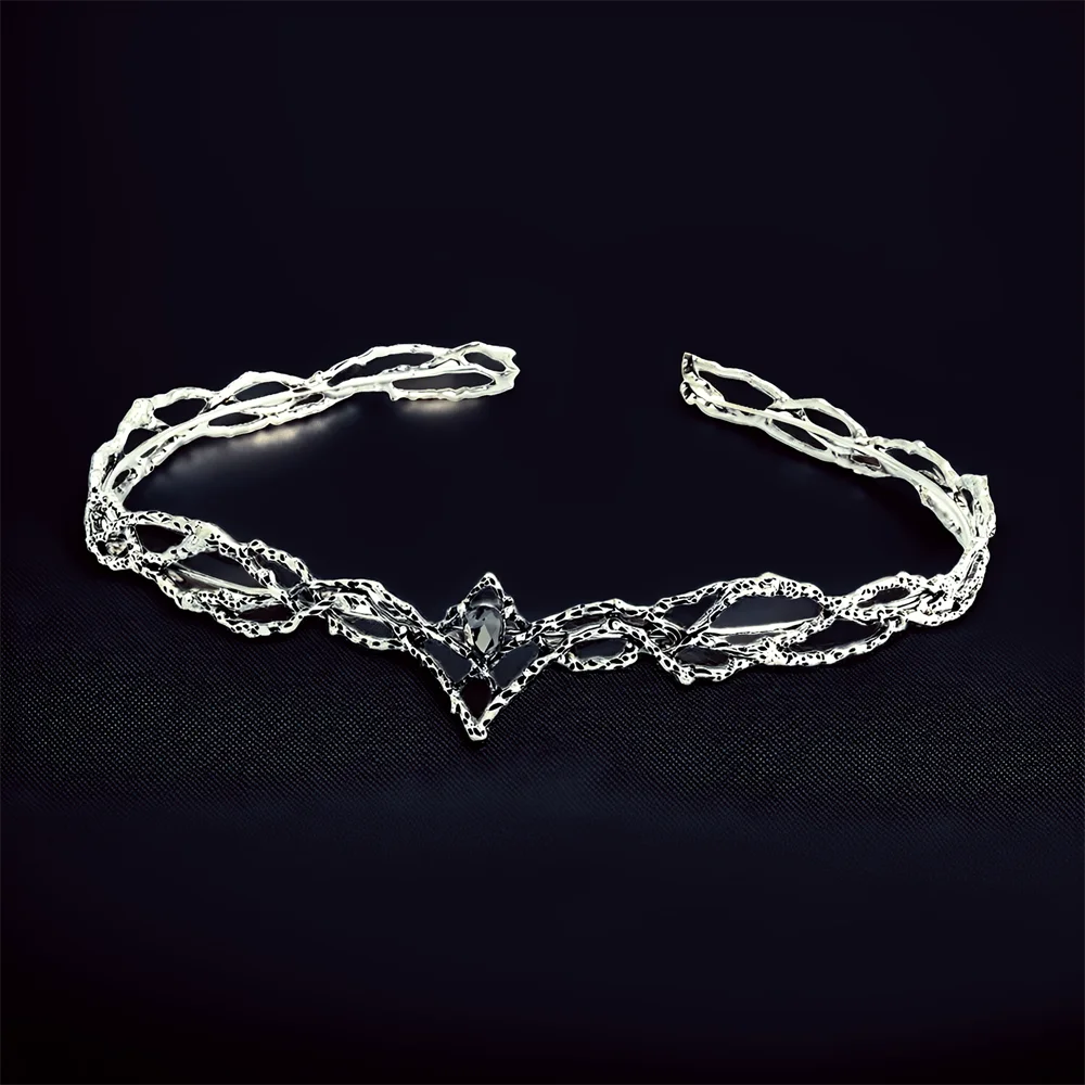 Регулируемая винтажная тиара-корона для женщин/мужчин диадема головной убор