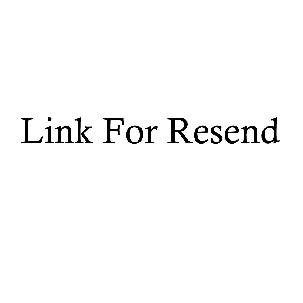 

Special Link For Resend