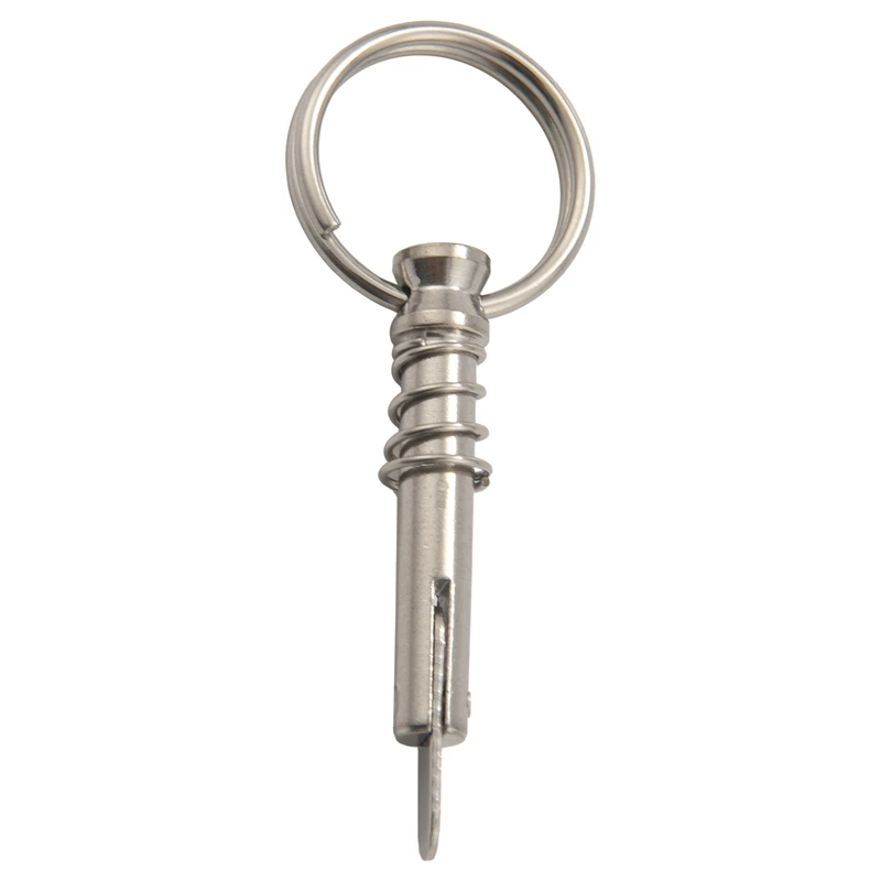 

JFBL Hot 4 Pack Quick Release Pin 1/4 Inch Diameter W/Drop Cam & Spring, Usable Length 1 Inch, Full 316 Stainless Steel, Bimini