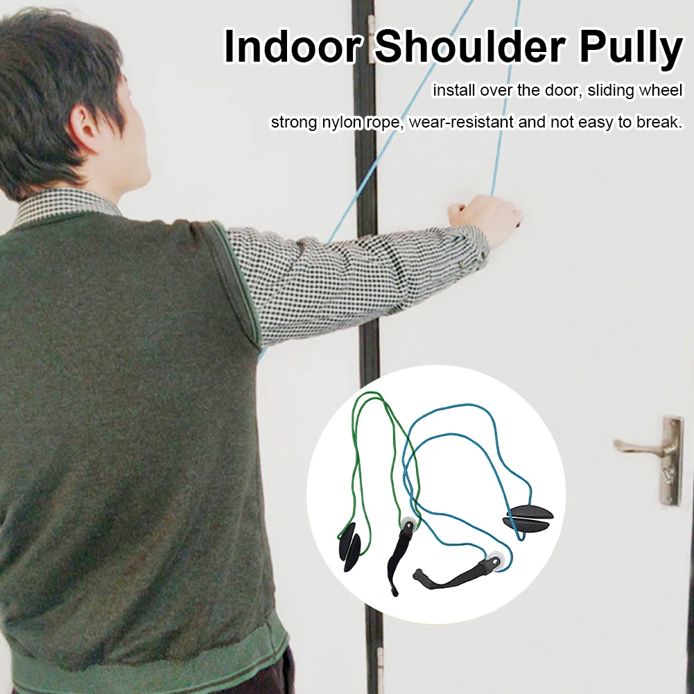 

Shoulder Pully Over the Door Physical Therapy System Shoulder Exerciser for Shoulder Rehabilitation Training Kit Exercise Pulley