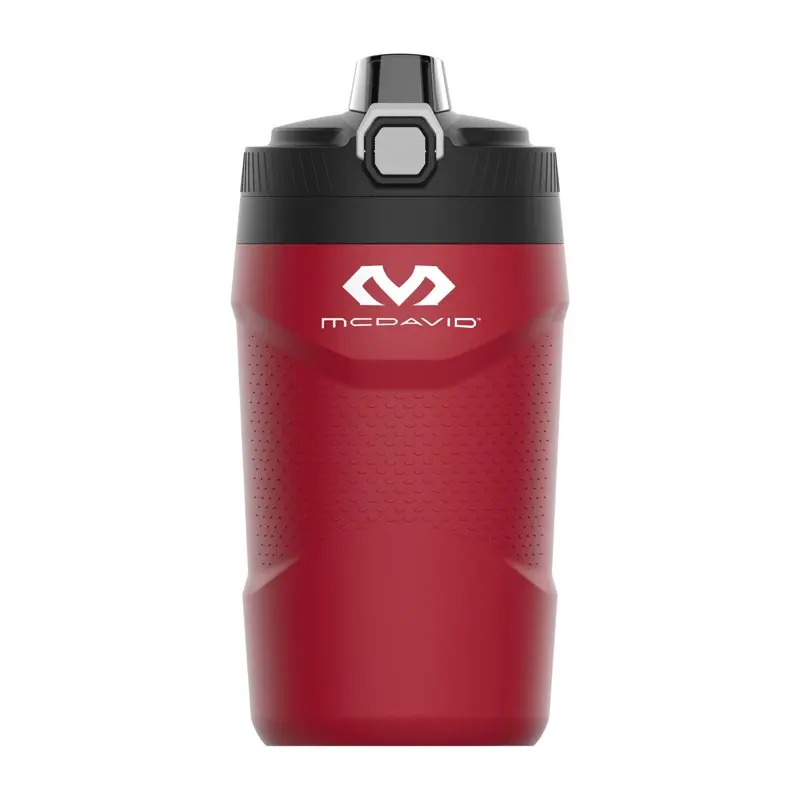

Gamer 64oz Insulated Jug, Water Bottle, Red/White