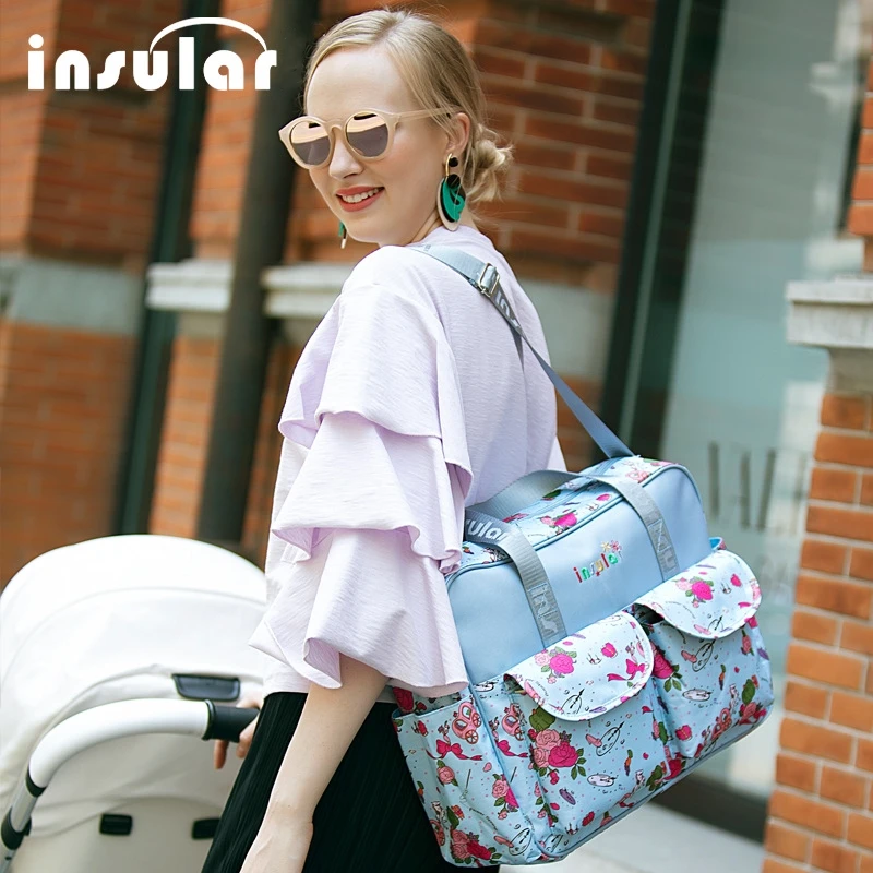 

Multifunctional Crossbody Mommy Bag Fashion Waterproof Mother And Baby Handbag Printed Portable Maternity Package Diaper Bag