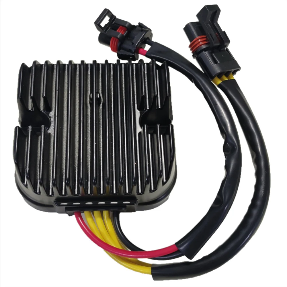 

Regulator Voltage Rectifier Replacement Black Easy To Install Motorcycle Accessories Plug And Play High Qualiry