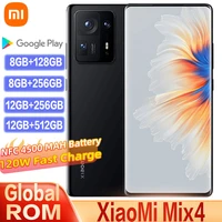 Global ROM Xiaomi Mix Smartphone Version Snapdragon 888 Plus CPU 108MP Camera 120W Fast Charge 120HZ Full Screen With NFC