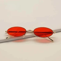 vintage men sunglasses women retro punk style round metal frame colorful lens sun glasses fashion eyewear
