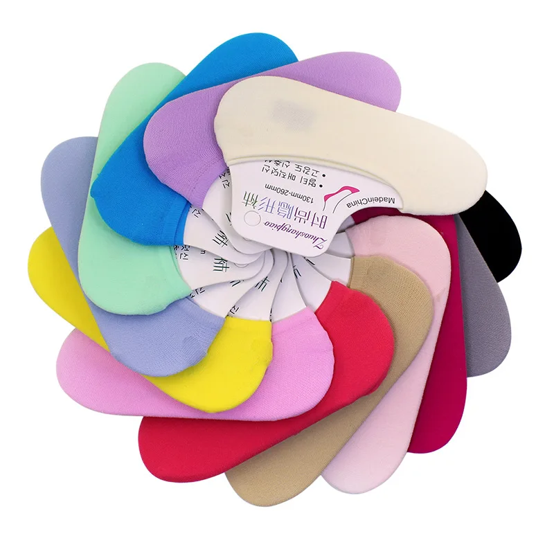 10 Pairs Women Sock Invisible Socks Breathable No Show Boat Sock Candy Color Ultra-thin Breathable Low Cut Ankle Sox Calcetines