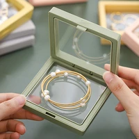 35 styles multi function floating picture frame jewelry display box portable necklace earring ring bracelet storage holder