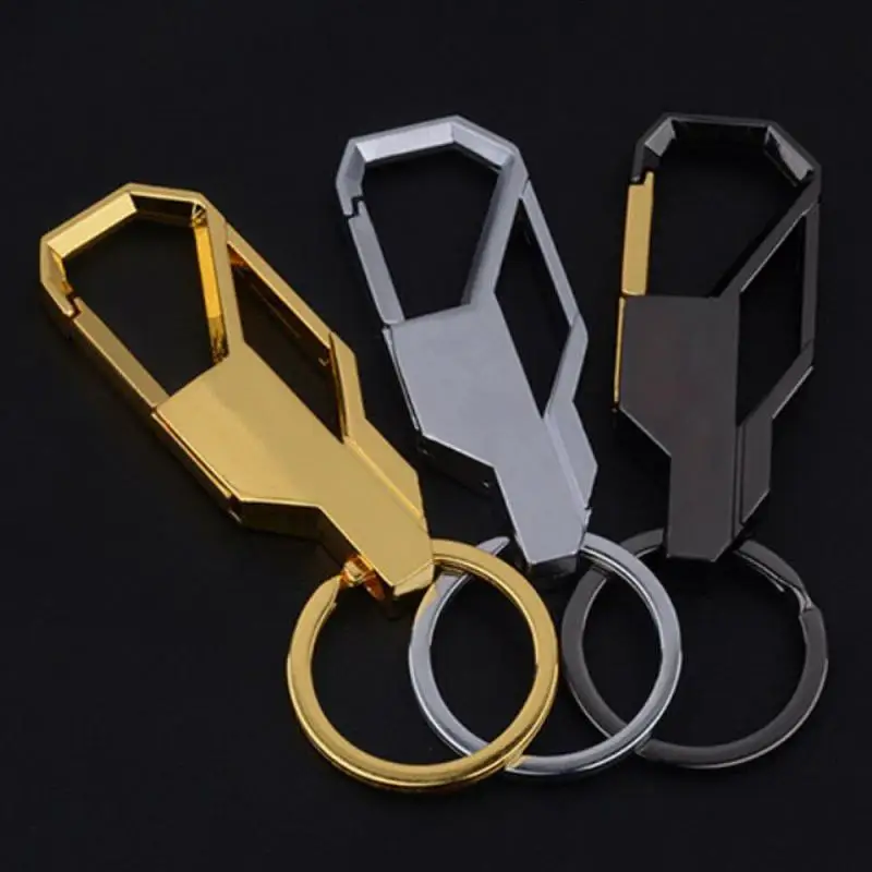 

Creative Metal Key Chains Key Holder Car Key Ring Chain Zinc Alloy Automobile Car Styling Car Accessories Gift 3 Colors Optional
