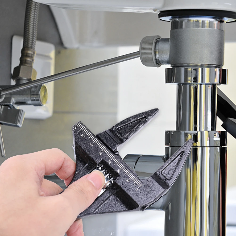 

Регулируемый ключ, универсальный гаечный ключ CR-V, сталь, механическая мастерская, ручной ремонтный инструмент, автомобиль, велосипед, гаечн...