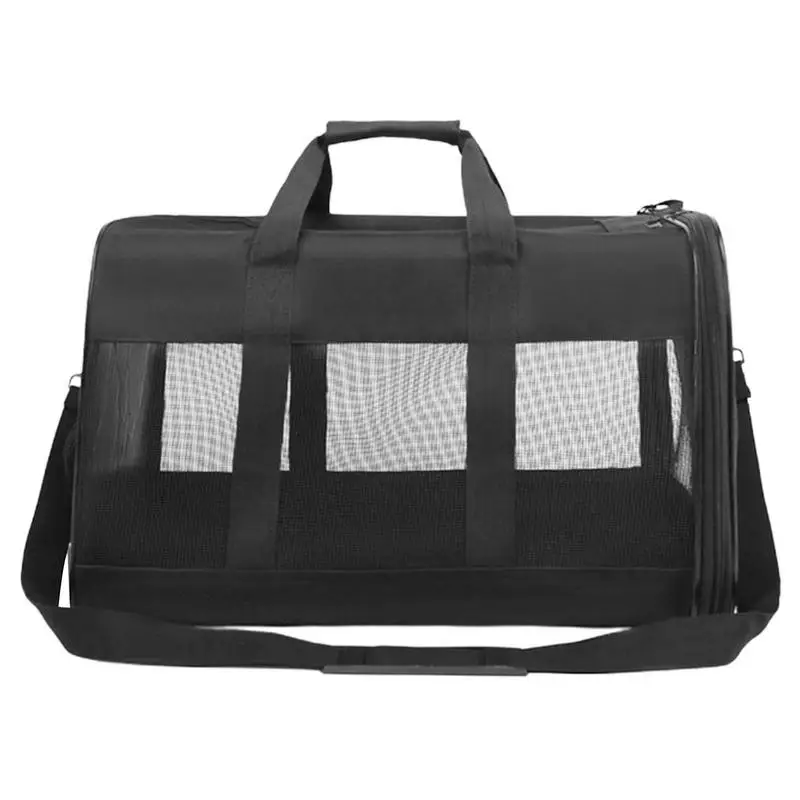 

Small Dog Carrier Bag Foldable Cat Cross Shoulder Bag With Adjustable Strap Portable Shoulder Bag For Small Cats Medium Cats