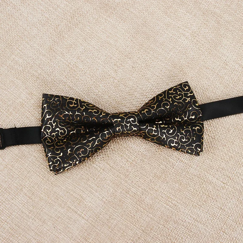 Новинка высокое качество Классические Кожаные галстуки-бабочки с узором из