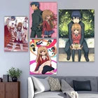 Торадора! Аниме плакат Aisaka Taiga, настенный плакат, Картина на холсте, Настенный декор, плакат, настенное искусство, картина, декор комнаты, домашний декор