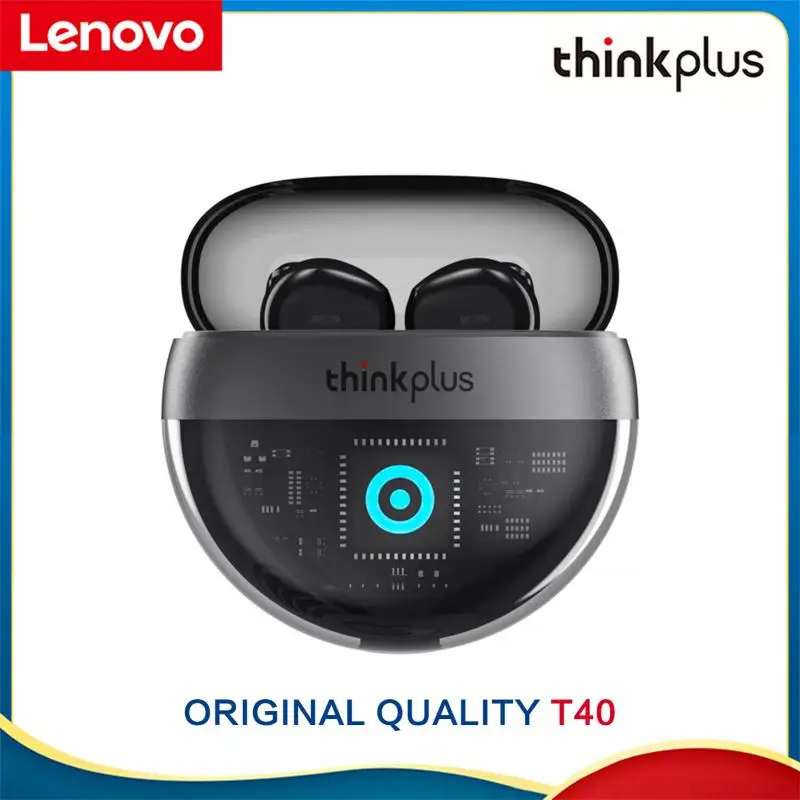 

Оригинальные беспроводные наушники Lenovo T40 TWS Bluetooth 5,2, спортивные наушники с шумоподавлением, наушники с сенсорным управлением, 2022 Новая гарн...