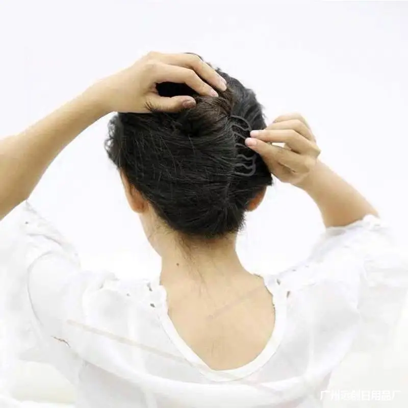 Корейская прическа с заколкой простого стиля для женщин-модников, инструмент для укладки волос, плетения и завивки, вилка для завивки волос, украшение для крепления волос.