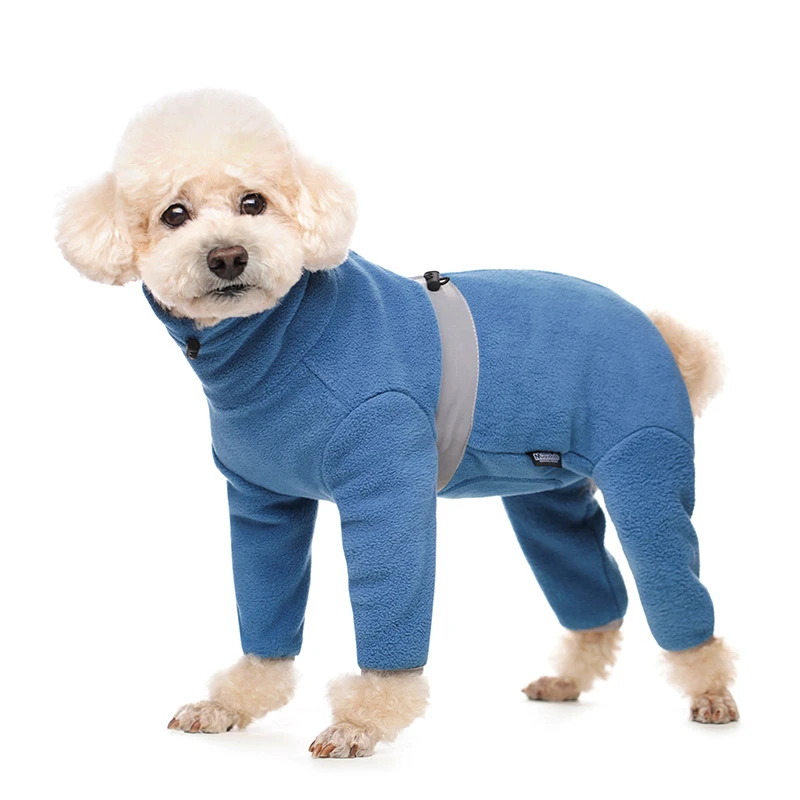 

Fleece Small Dog Jumpsuit Reflective Puppy Clothes Winter Warm Dog Clothing For Small Dogs Luxury Dog Overalls Male Female