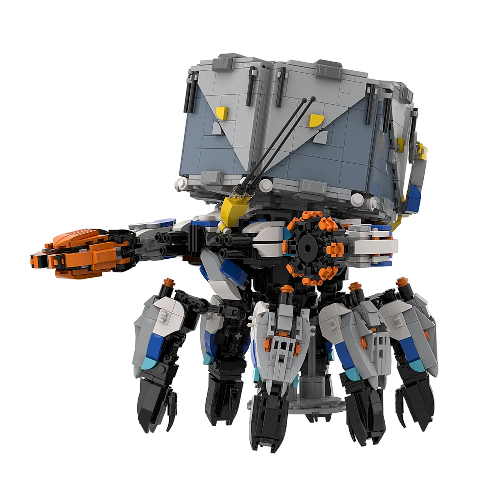 Фото Gobricks MOC, новая машина Shell Walker, фигурка монстра, комплект строительных блоков, гром, паук, зверь, кирпичи, модель игрушки, подарки для детей №3