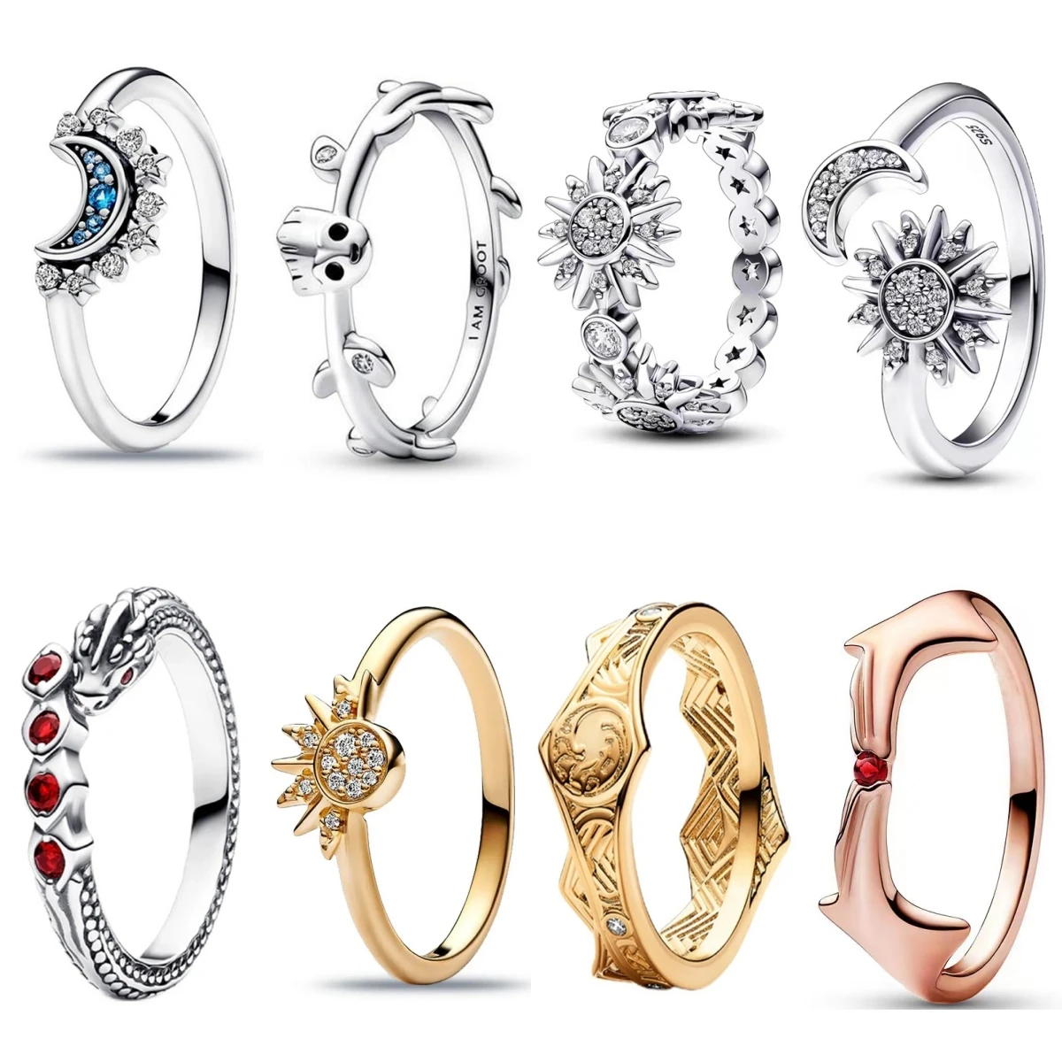 Серебристый мини-кольцо с сердечком