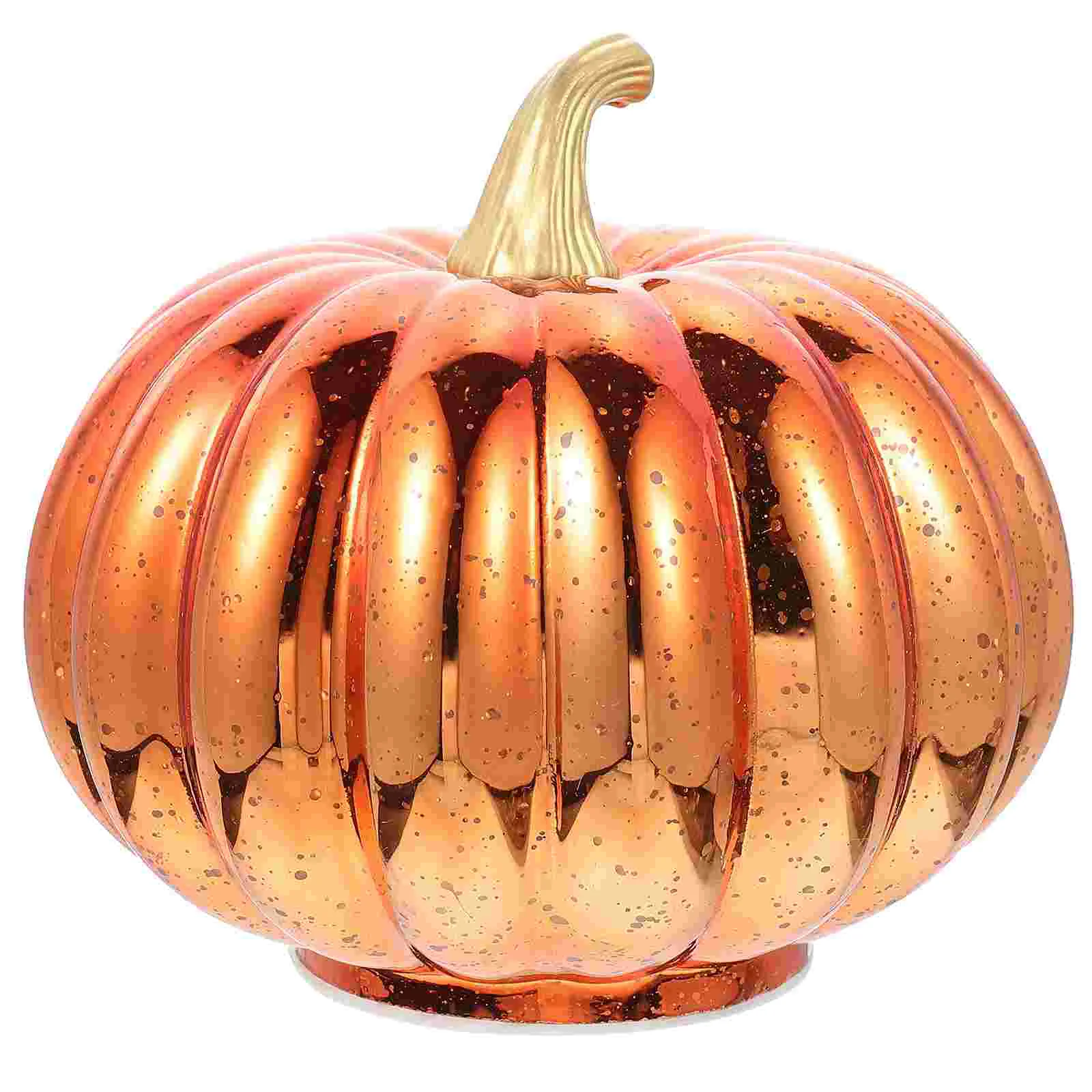 

Pumpkin Glasslamp Fall Figurine Decorative Pumpkins Lantern Led Decorations Centerpieces Simulationdecor Statue