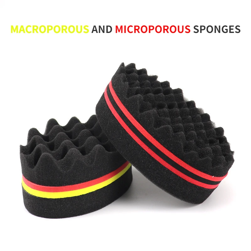 Новая овальная двухсторонняя Волшебная крученая щетка для волос губчатая