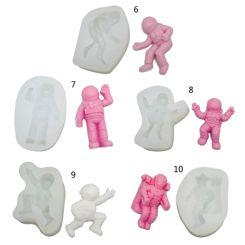 5 типов космонавта космический корабль декоративная форма эпоксидная