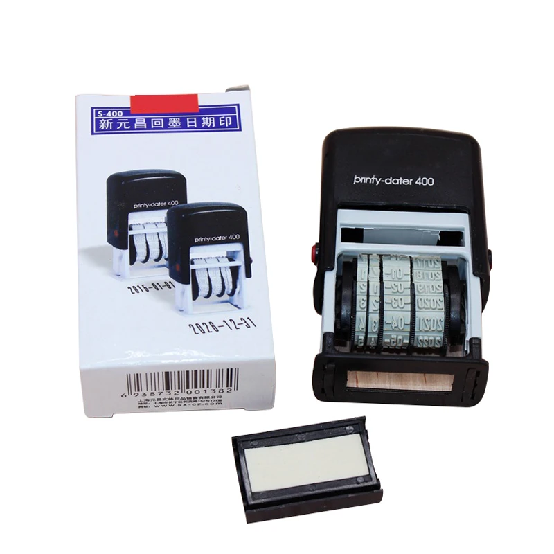 

1PC Date Stamps for Scrapbooking Rubber Dater Stamps Plastic Metal Words and Date Stamps Wheel Stamp DIY