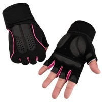 extended wrist half finger fitness gloves women girl sport cycling weightlifting breathable equipment dumbbell female gym gloves