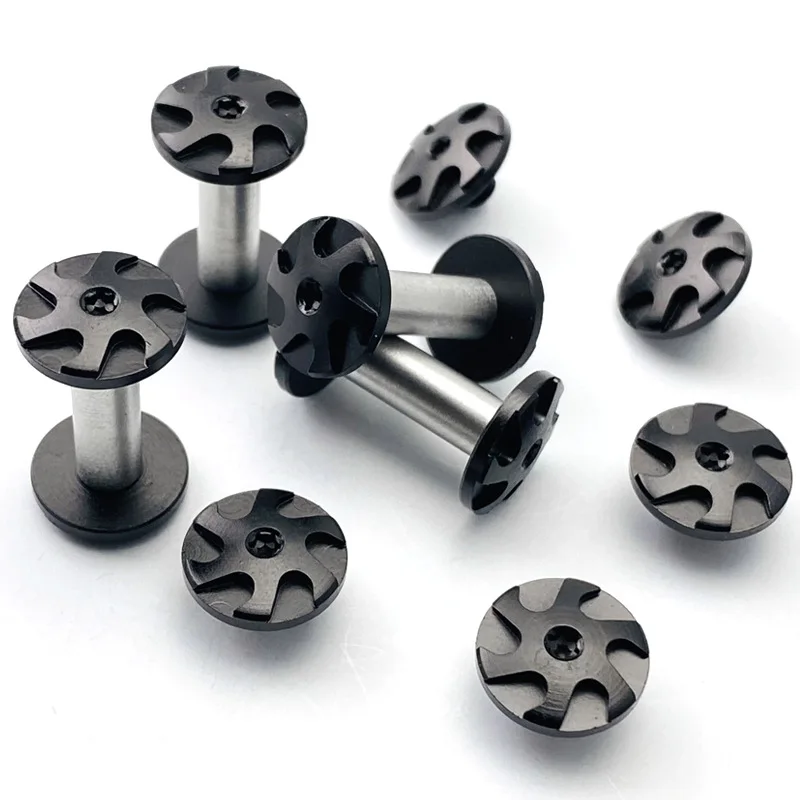 10 комплектов/Лот подходит для 6 мм отверстия Ручка ножа из нержавеющей стали