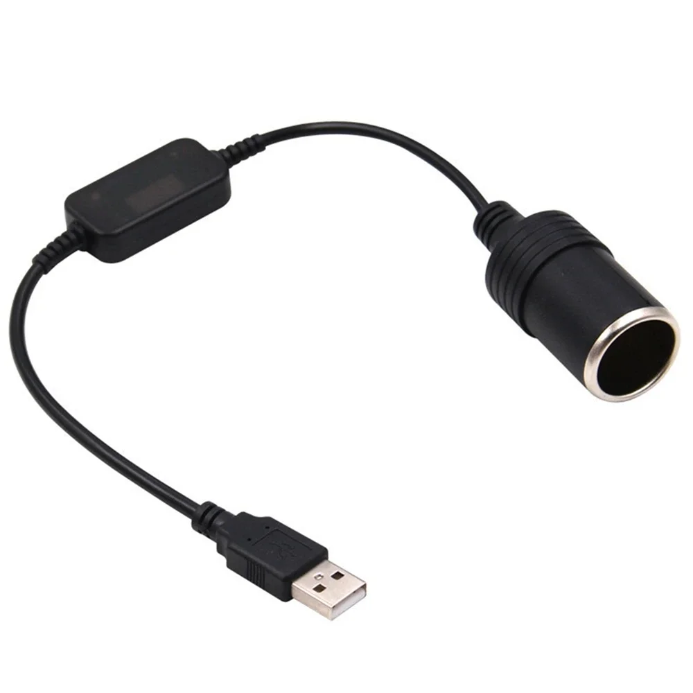 

5 В до 12 В автомобильный прикуриватель USB-адаптер-конвертер проводной контроллер разъем адаптер авто аксессуары для интерьера
