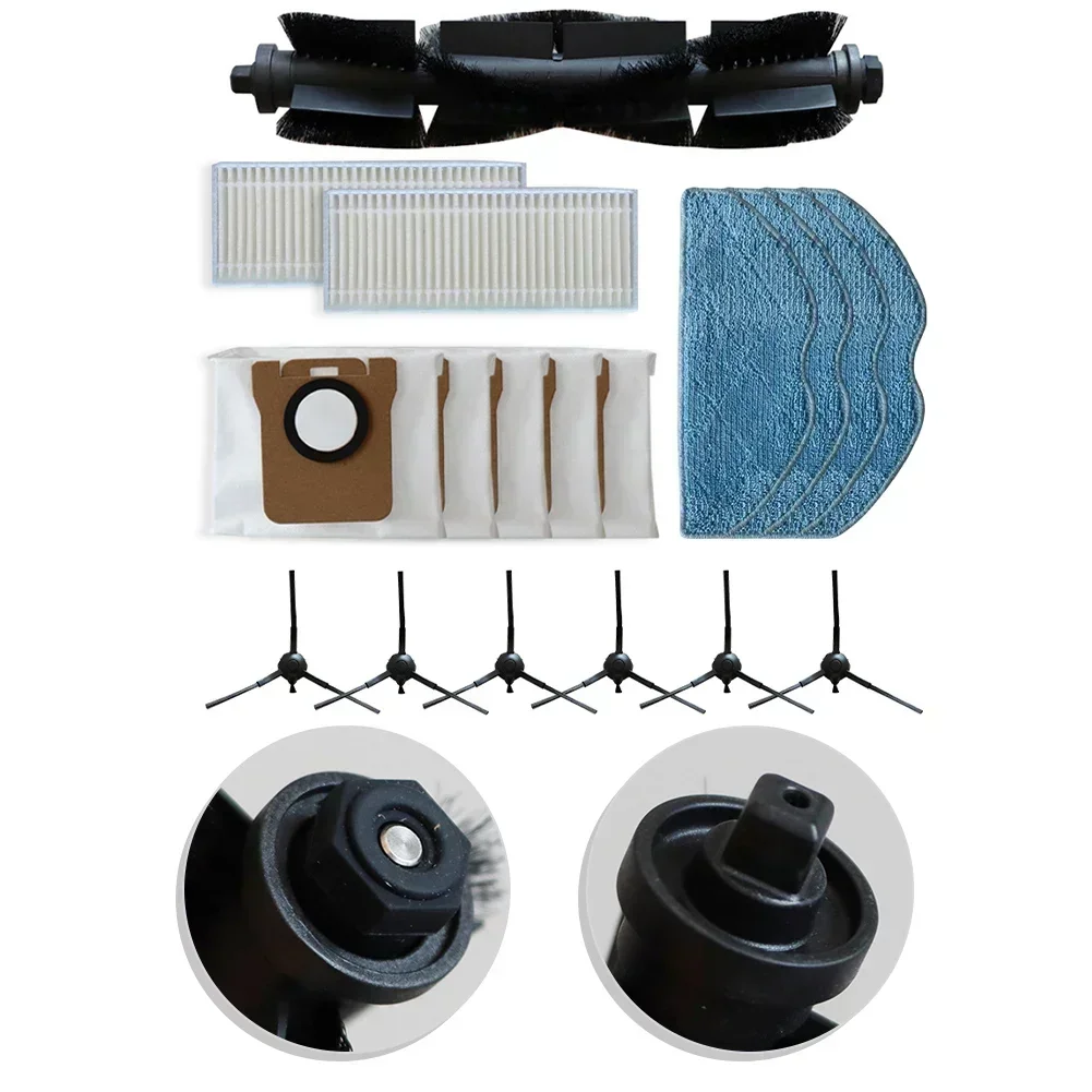 Основная боковая щетка фильтр тканевый мешок для пыли комплект 360 Botslab S8 Plus