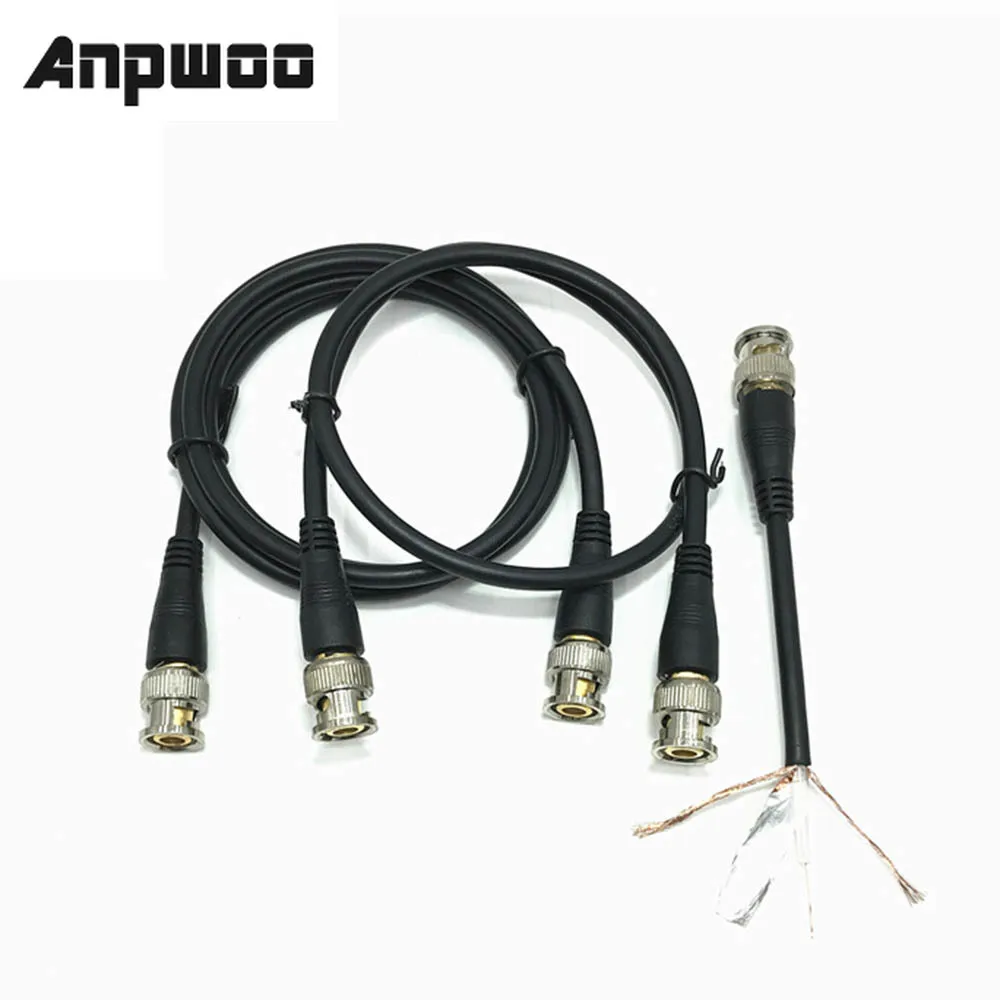 

Anpwoo 0.5M/1M/1.5M BNC Male To Male Adapter Cable for CCTV Camera BNC Connector Cable Camera BNC Accessories