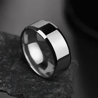 black men rings titanium steel ring for women matte surface brushed unisex fashion rings jewelry gifts