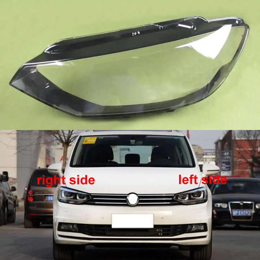 

For VW Touran L 2016 2017 2018 Halogen Car Accessories Headlight Lens Cover Transparent Lampshade Headlamp Shell Plexiglass