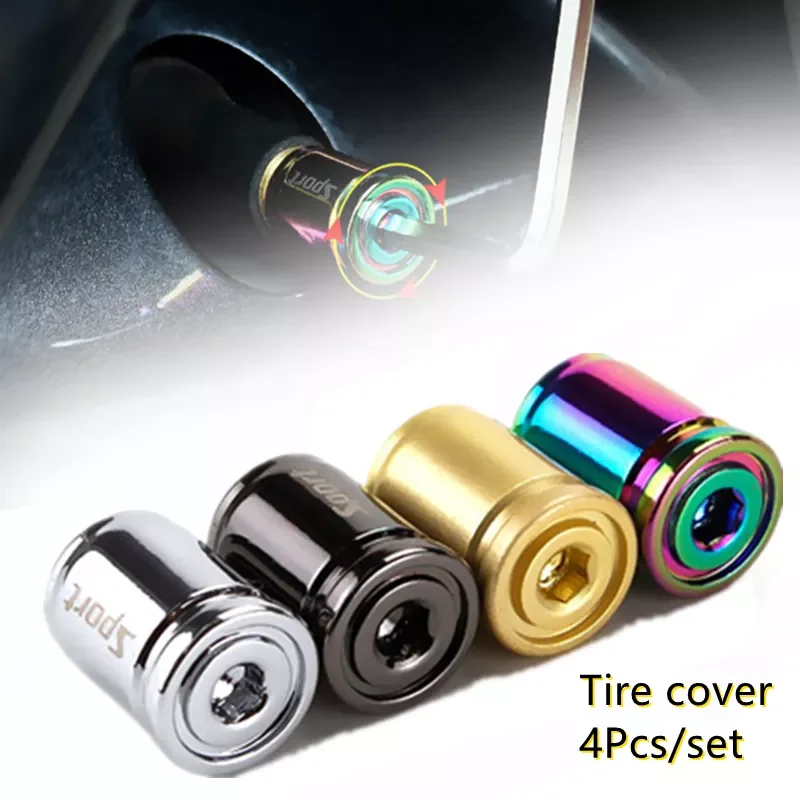 

Universal Copper Car Accessories Auto Sport Leak-proof Seal Anti-theft Tire Cap