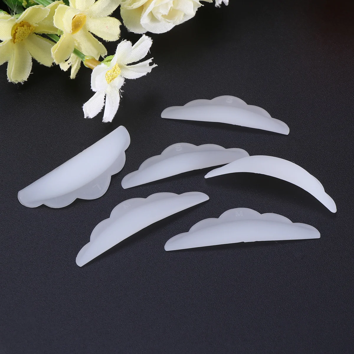 

24 Pcs Lash Lift Kit Eyelash Perm Curler Mold De Hair Iron Shield Pads Kits