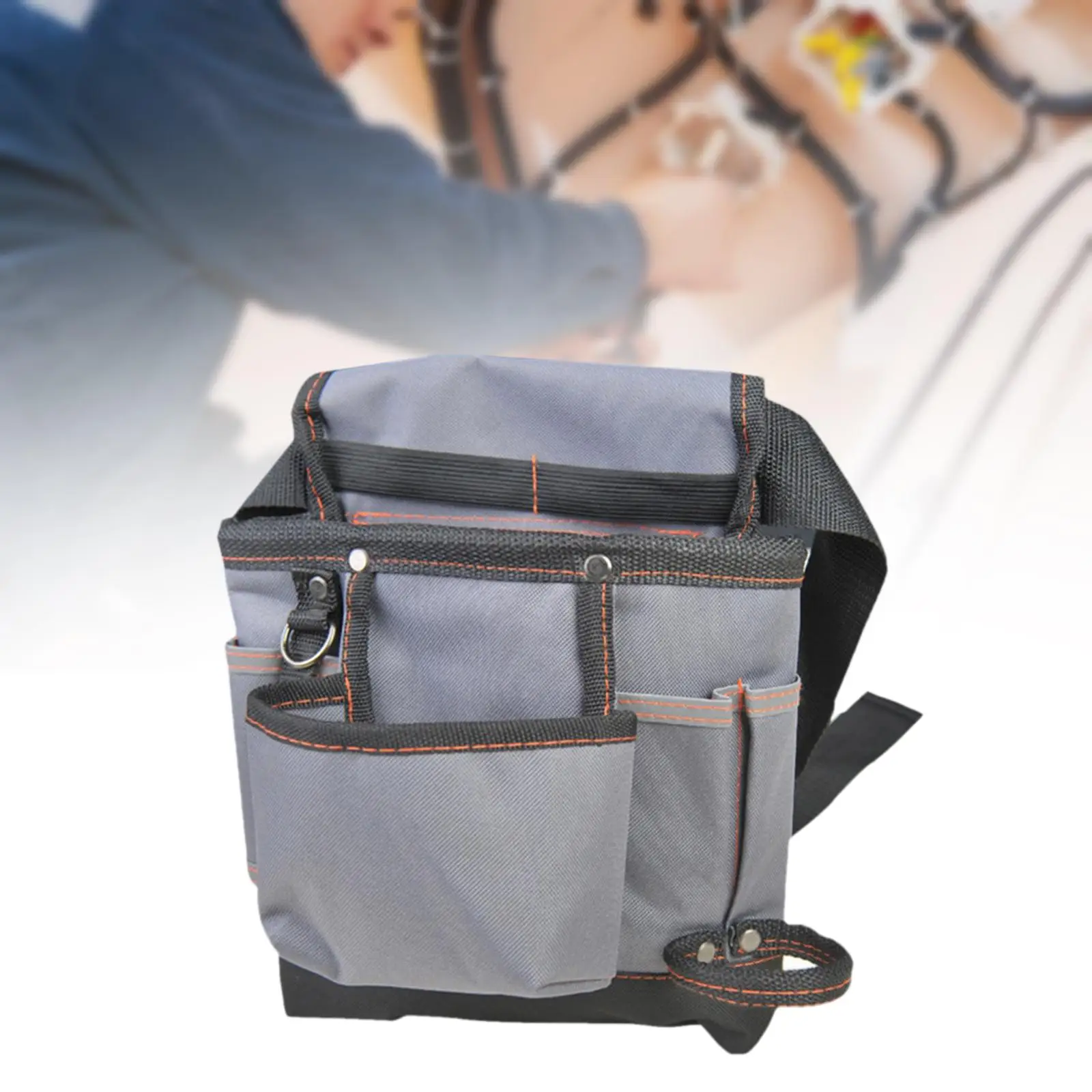 

Утолщенная Холщовая Сумка с карманами, многофункциональные износостойкие портативные сумки для инструментов для плотников, органайзер для инструментов и хранения