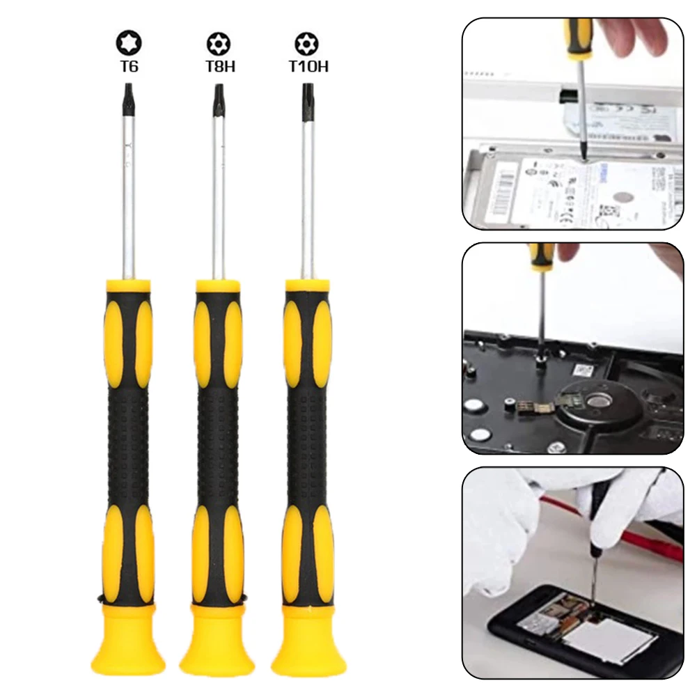 

T6 T8H T10H Hexagon Torx Screwdriver With Hole Security Precision Screwdriver Tool For Game Console 360 PS3 PS4