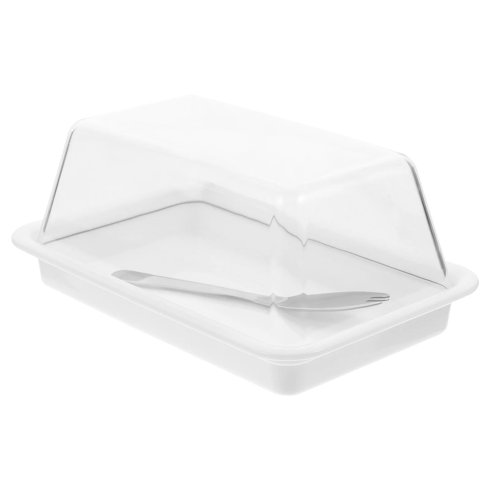 

Plastic Serving Bowls Cake Container Butter Stick Holder French Butter Keeper Organizer Lid Butter Box Tofu Loaf Cake Keeper