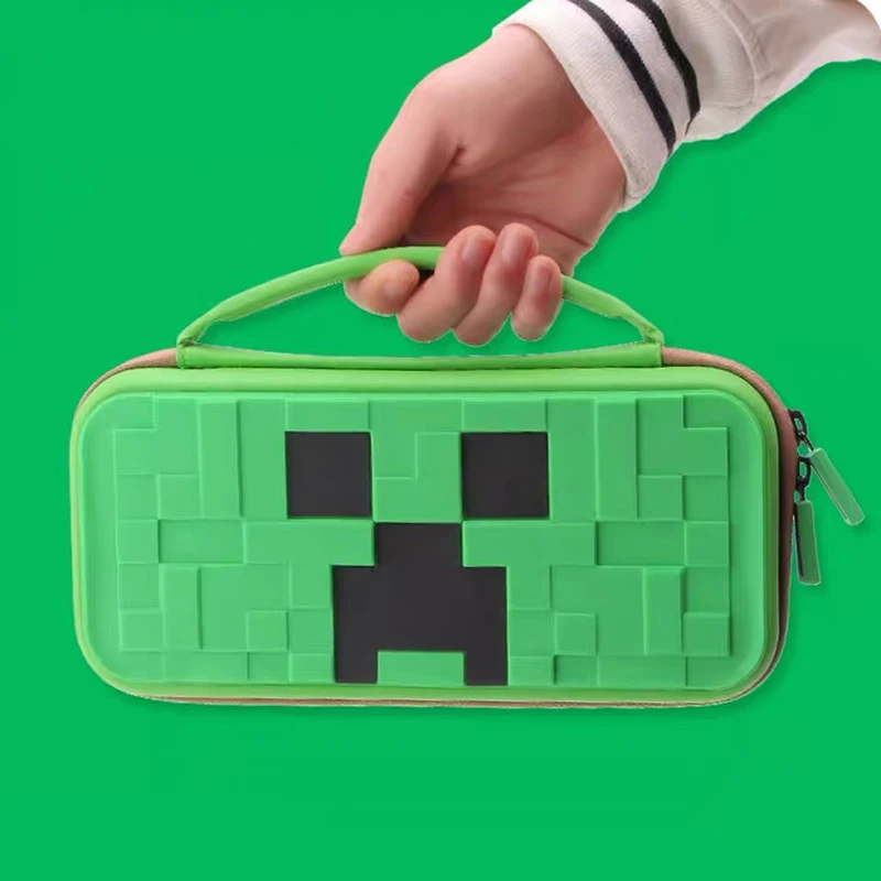 Сумка для хранения Minecraft Nintendo Switch NS OLED-консоли портативный чехол переноски