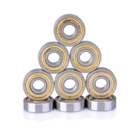 246810pcs 608zz abec 11 stainless steel bearings roller scooter skateboard wheel double sided dust cover high quality