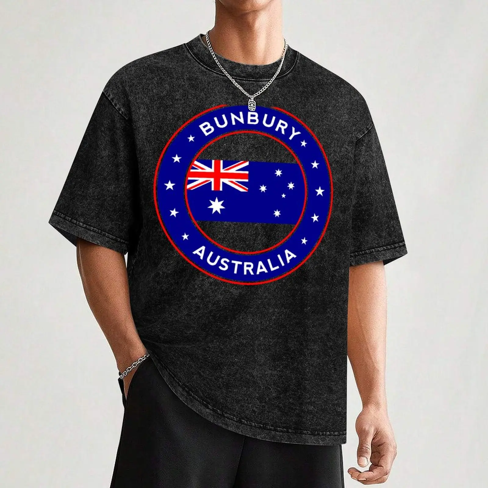 Bunbury Australia мужская футболка хлопок