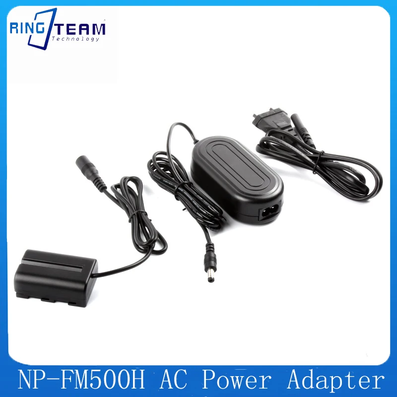 

NP-FM500H AC Power Adapter for Sony Cameras DSLR-A850 DSLR-A100 DSLR-A300X DSLR-A350 SLT-A57YSLT-A65 FM500H DC Coupler