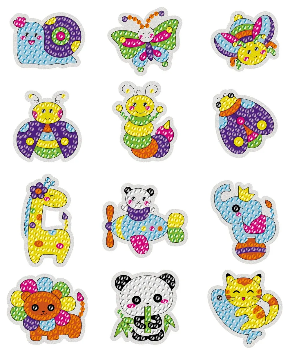 

12 шт., Детские алмазные наклейки Стразы для творчества