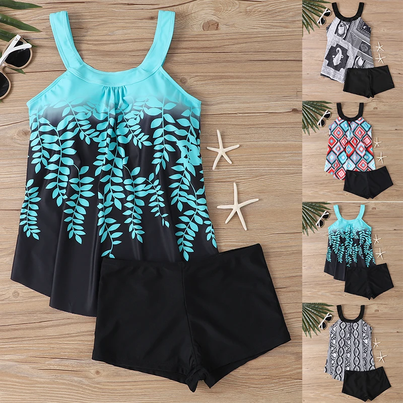 

2023 Swimwear Tankini Monokini Swimwear New Summer Women's Tankini Women's Fashion Beach New Print Beach Two Piece Swimwear