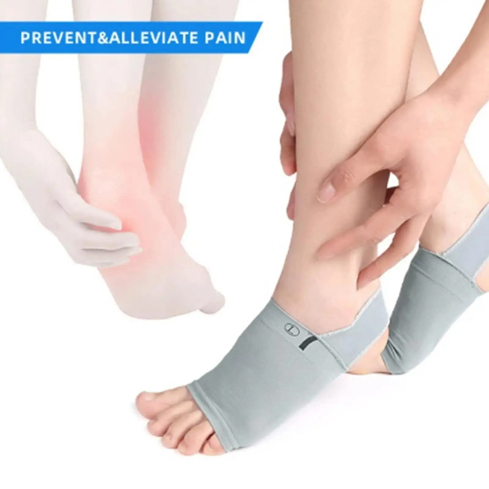 

Elastic Arch Support Sleeves Plantar Fasciitis Heel Spurs Strap Foot Care Flat Feet Pain Relief Sleeve Socks Orthotic Pad