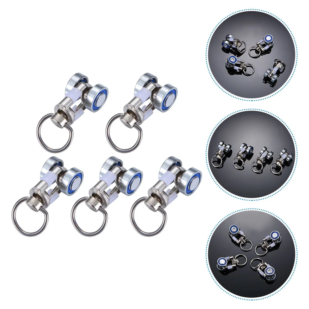 

Curtain Track Roller Ceiling Pulleygliders Silent Hooks Curtains Metal Wheel Wheels Rail Rollers Mountsliding Pulleys Rails