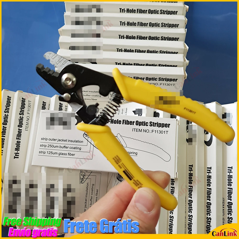 Высококачественные плоскогубцы для зачистки волокон с тремя отверстиями F11301T