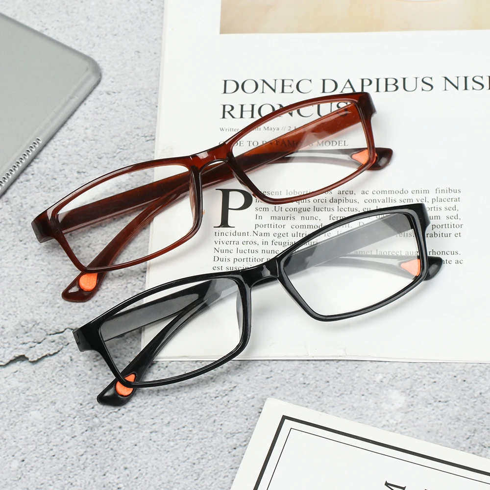 

Модные HD очки для чтения с защитой от усталости для мужчин и женщин, ультралегкие очки TR90 для дальнозоркости, очки для ухода за зрением + 1,0 ~ + ...