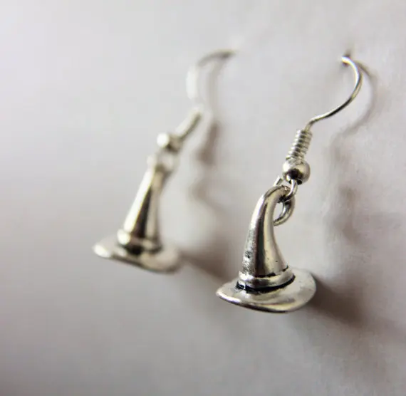 

New Products Hot Selling Fashion Trend Jewelry Creative Design Witch Magic Hat Pendant Earring Jewelry
