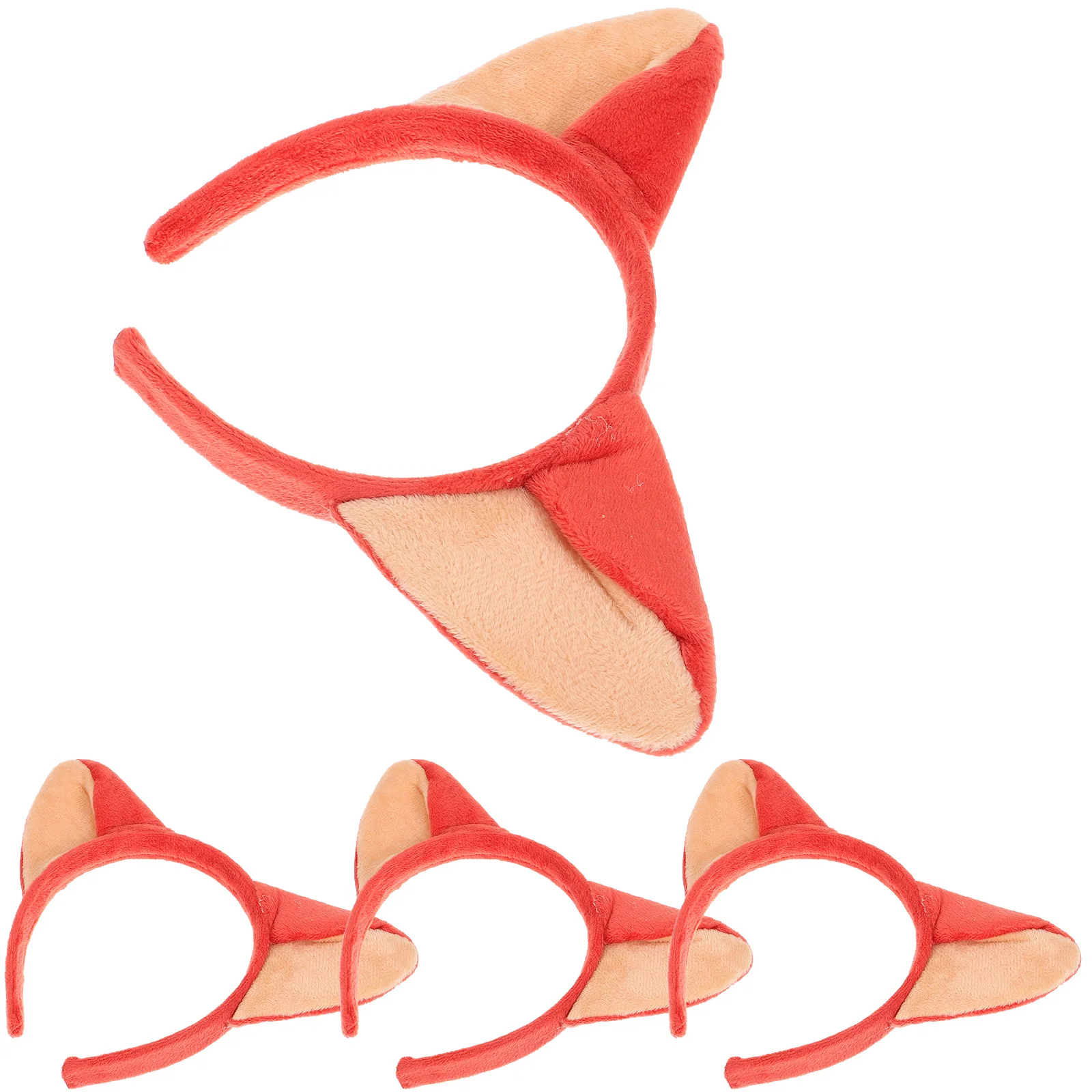 4 шт. удобная повязка на голову с мультяшными ушками украшения для волос вечерние