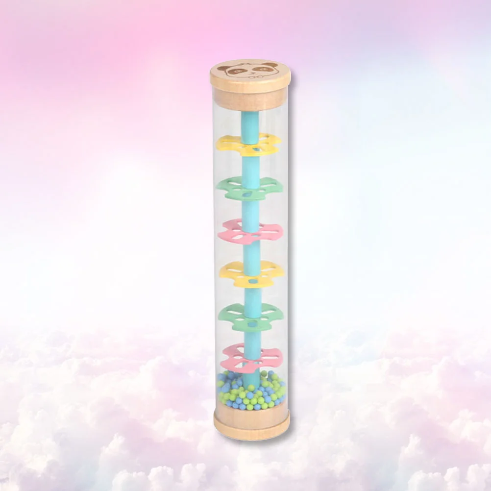 

Rain Shaker Stick Toy Rainmaker Toys Tube Musical Instrument Rattlemini Early Sensory Rainstick Kids Baby Auditory Hourglass